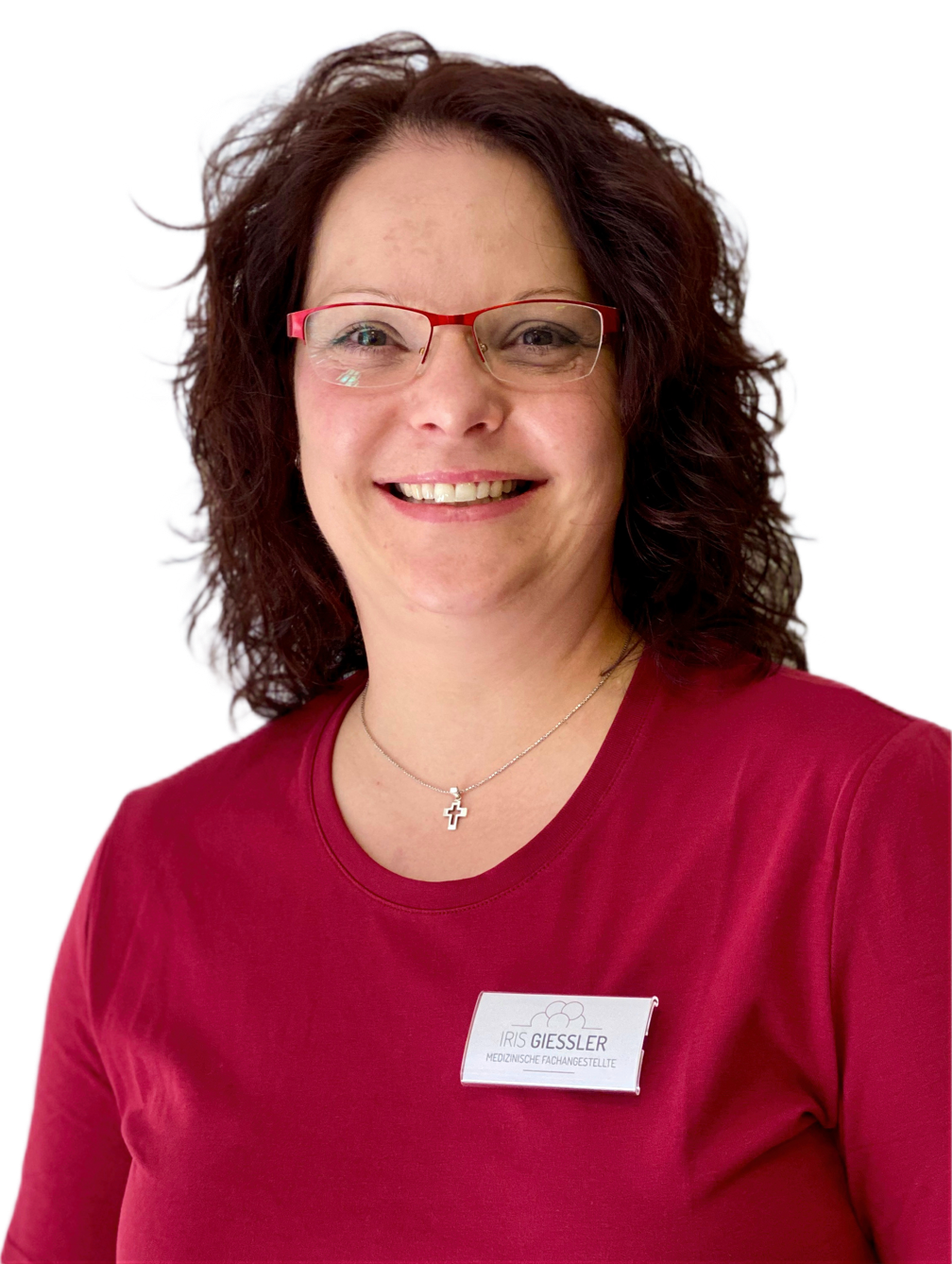 Iris Gießler, Gesundheits- und Krankenpflegerin, NäPa, VERAH, Anästhesie und Intensivpflege, Team, Hausarztpraxis Gutach, Dr. Rohr